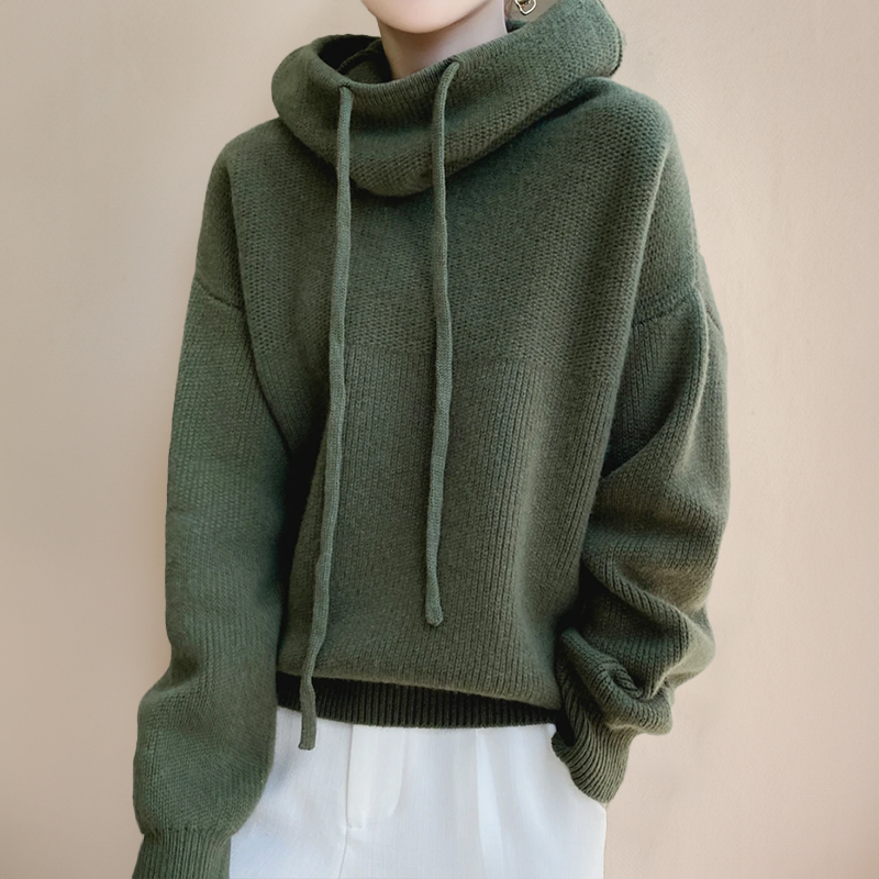 Demi | Hooded Knit Sweater