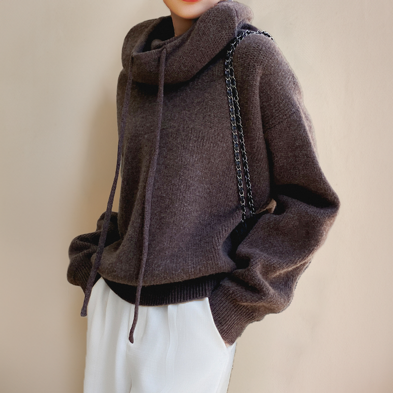 Demi | Hooded Knit Sweater