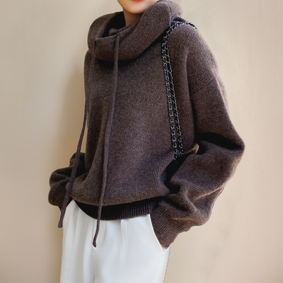 Demi | Hooded Knit Sweater