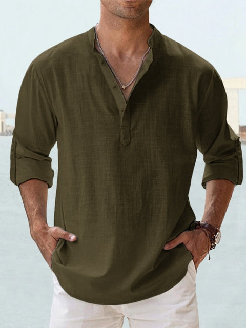 Kasper | Relaxed Henley Shirt
