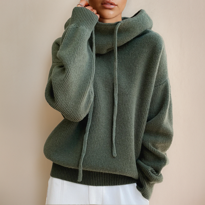 Demi | Hooded Knit Sweater