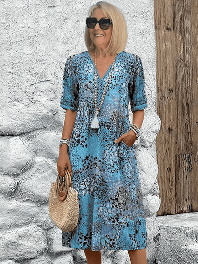 Lucy | Boho Leopard Dress