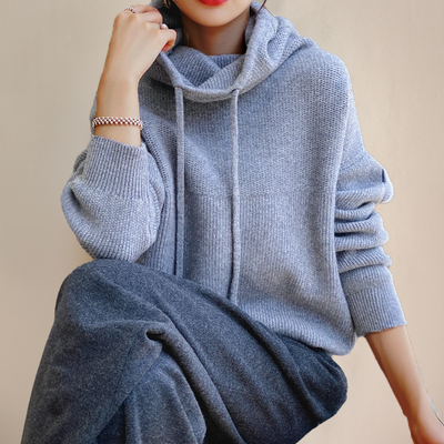 Demi | Hooded Knit Sweater