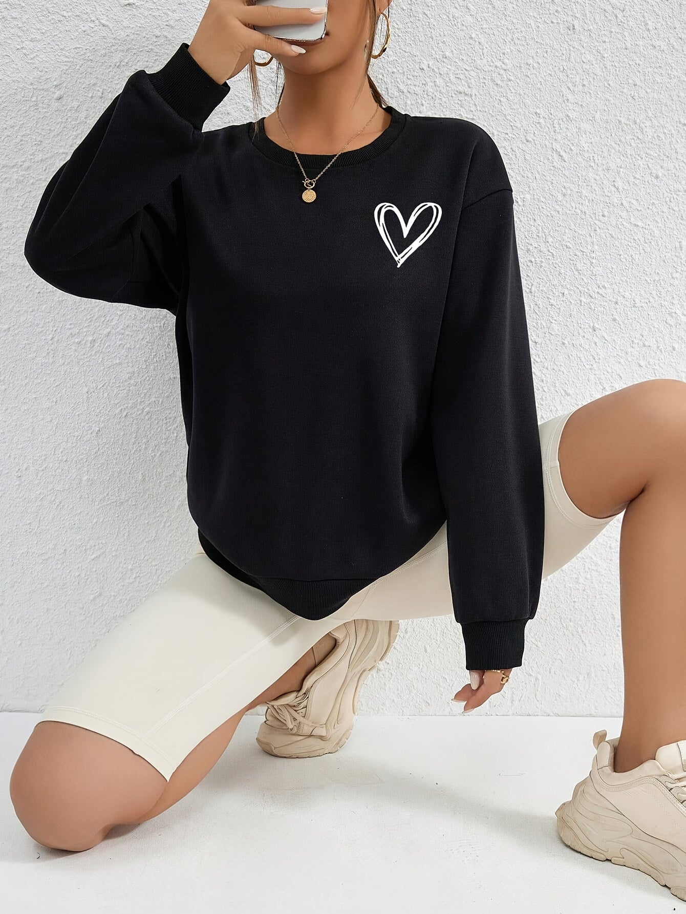 Felina | Heart Detail Sweater