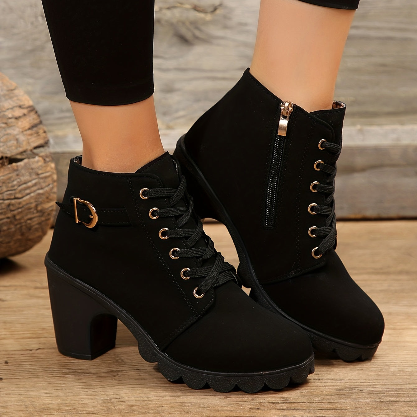 Eleanor | Block Heel Ankle Boots