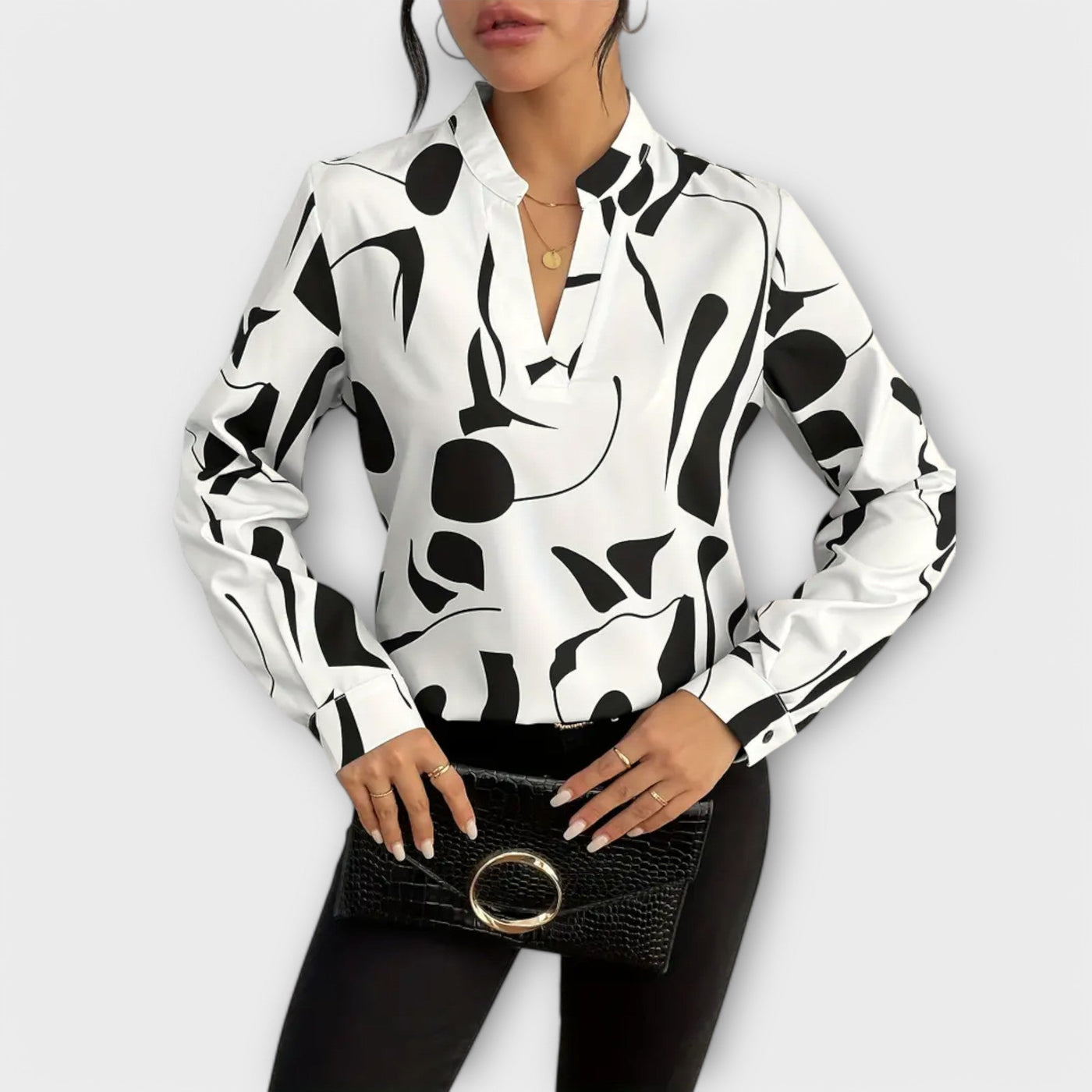 Florence | Abstract Flow Blouse