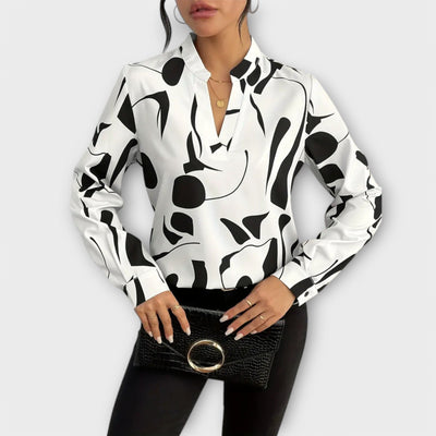 Florence | Abstract Flow Blouse