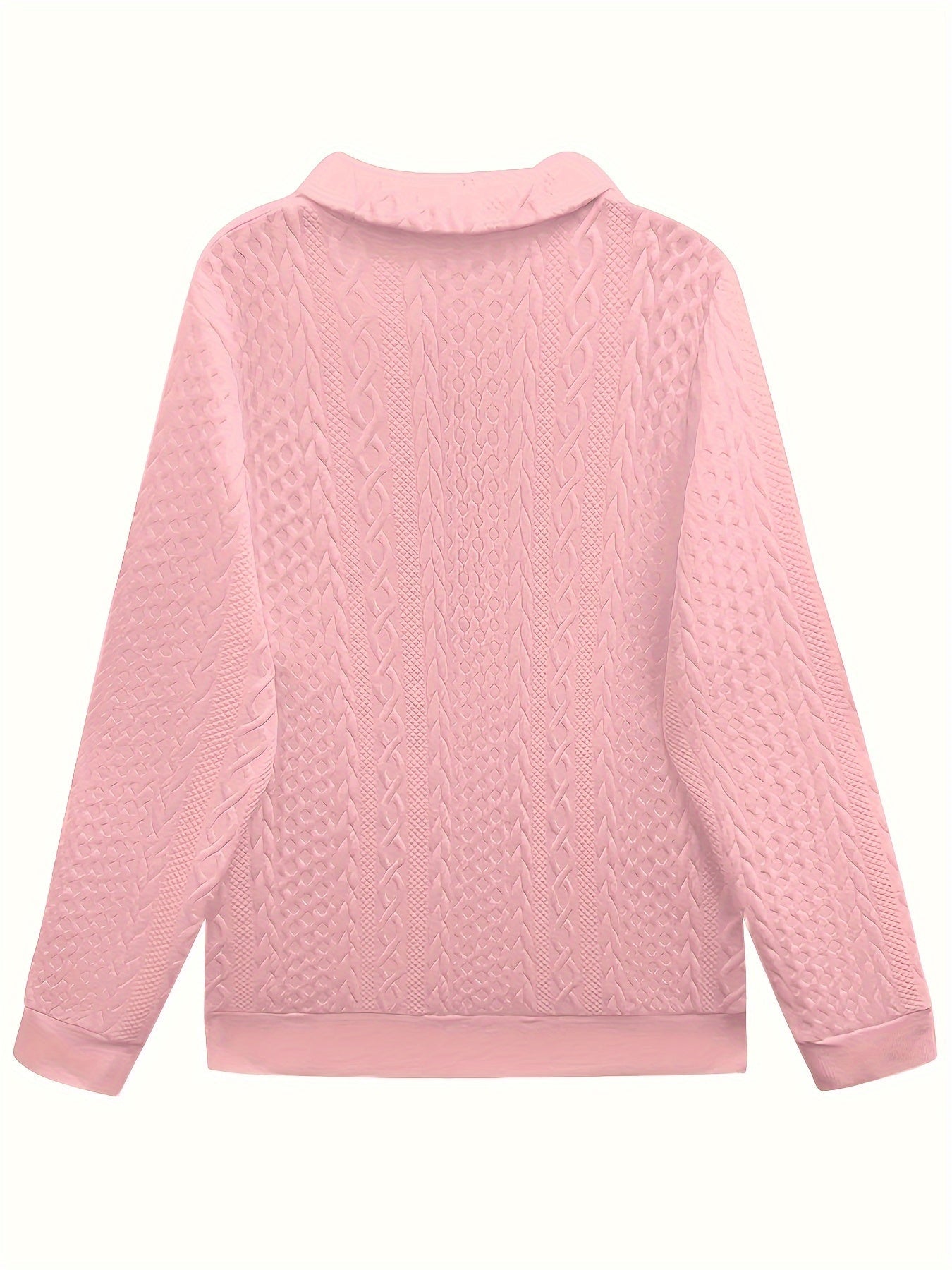 Fiona-Marie | Cable Knit Half-Zip Sweater