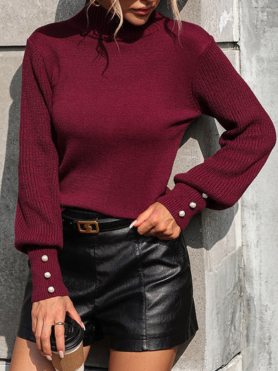 Jayden | Pearl Accent Sweater