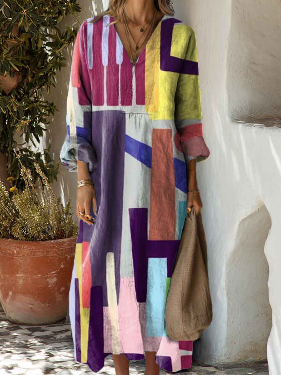 Kirsten | Geometric Harmony Dress