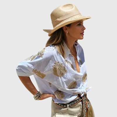 Frigg | Embroidered Blouse