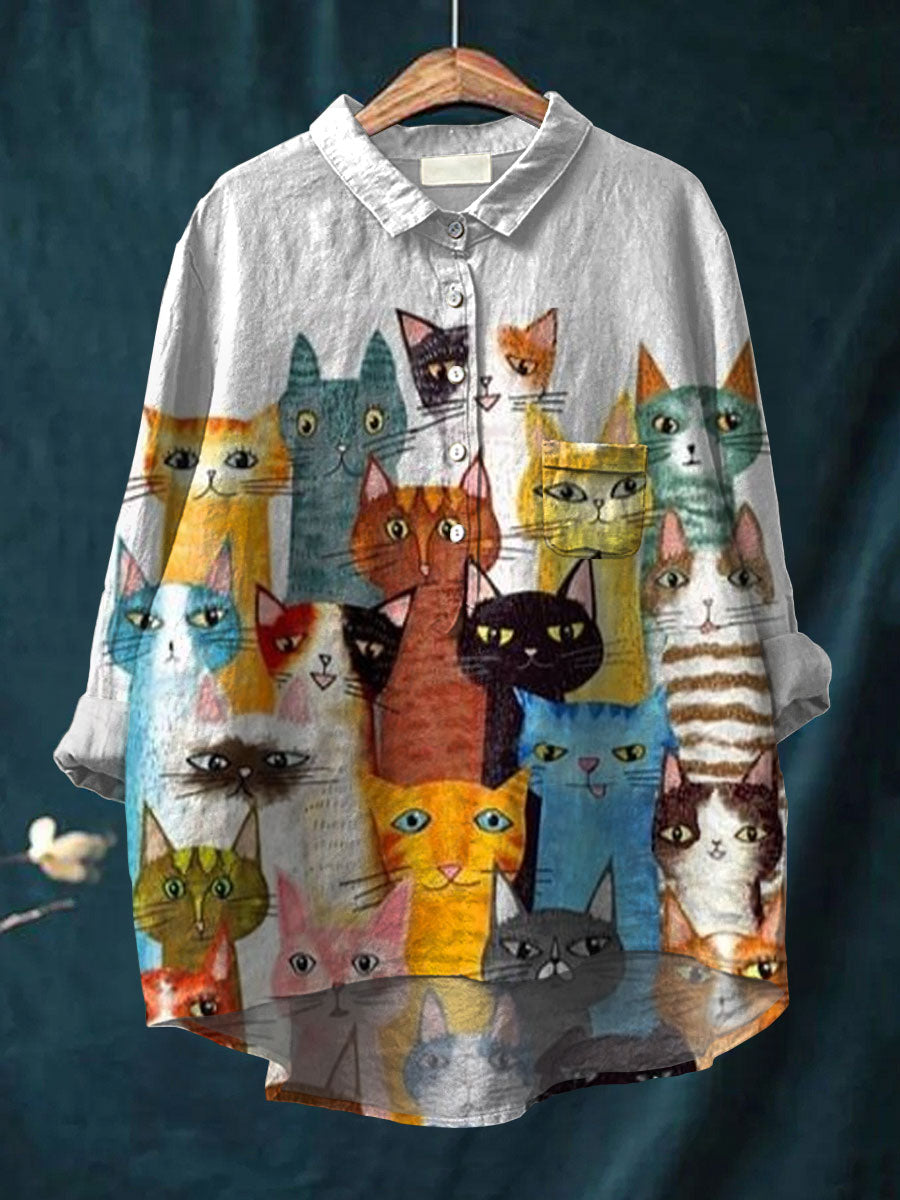 Fiorina | Cat Crowd Blouse