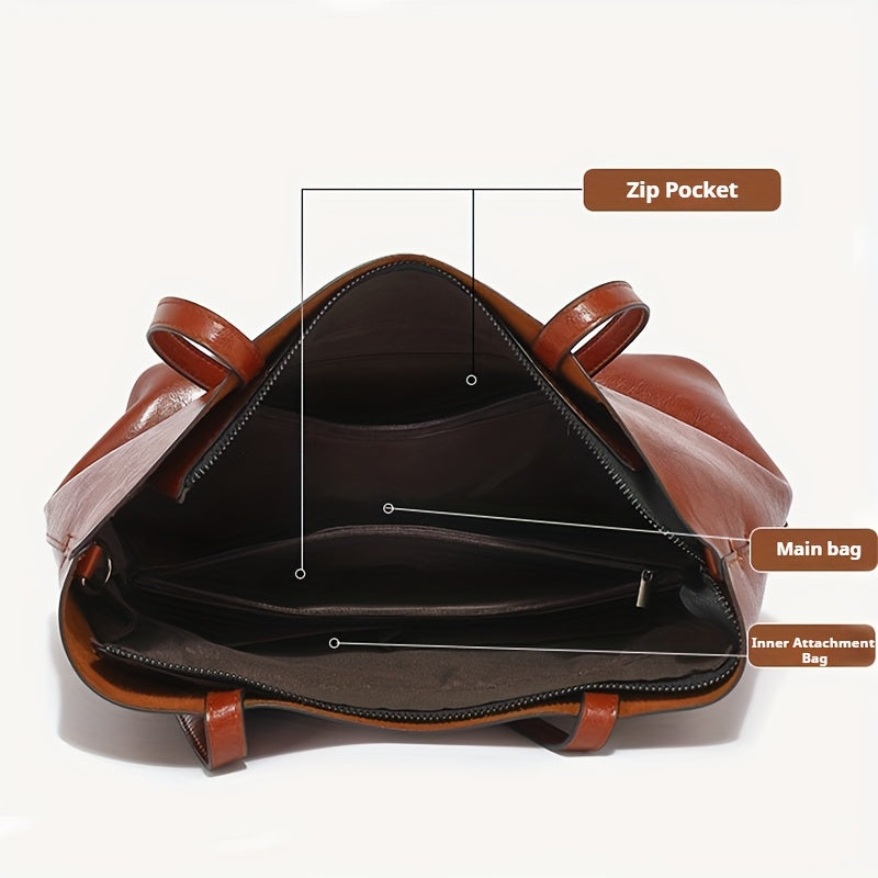 Florence | Classic Leather Tote