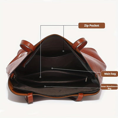 Florence | Classic Leather Tote