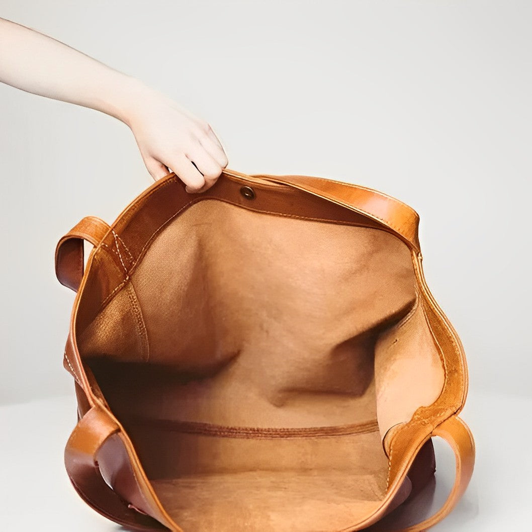 Henriette | Classic Oversized Leather Tote