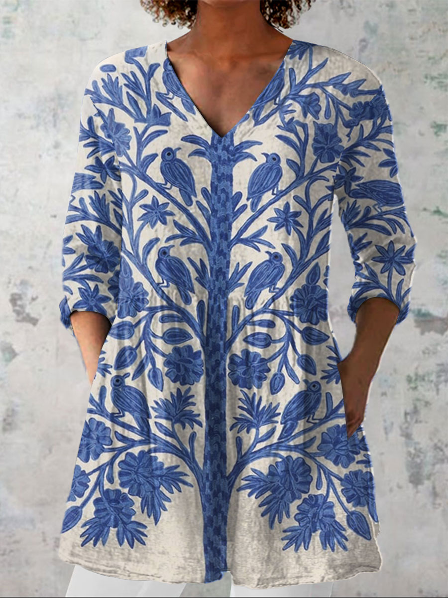 Filippa | Bluebird Garden Blouse