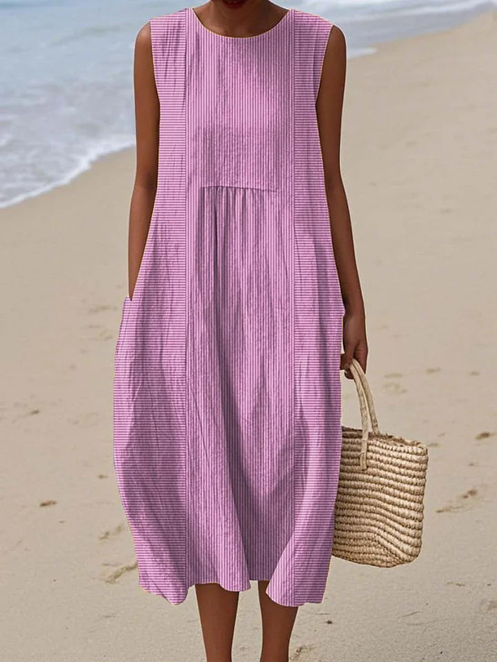 Inna - Sleeveless Summer Pocket Dress