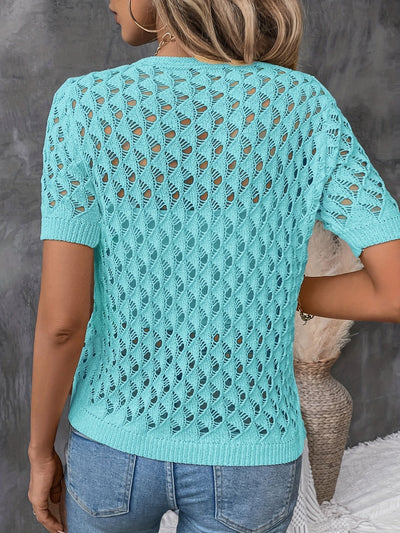 Fabienne | Knitted Crochet Blouse