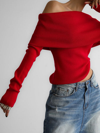 Meagan | Off-Shoulder Sweater
