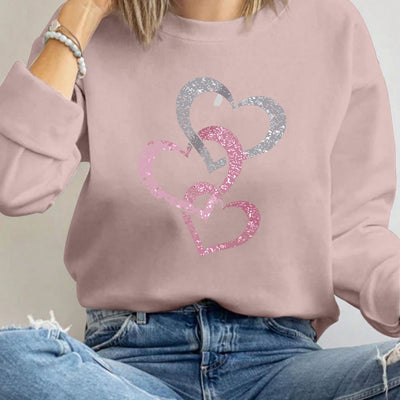 Florence | Heart Print Sweater