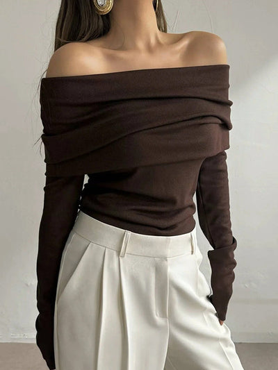 Meagan | Off-Shoulder Sweater