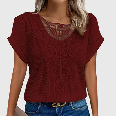 Florentina | Crochet Detail Blouse