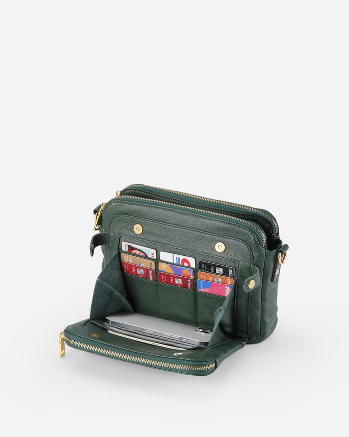 Clara | Vintage Brown Shoulder Bag