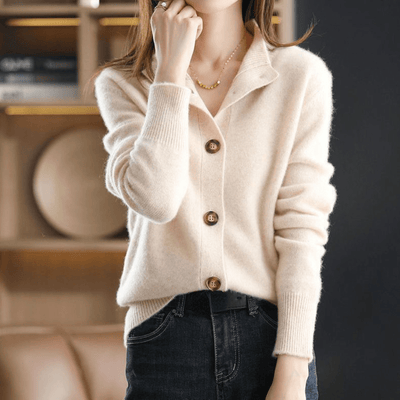 Fanelle | Soft Button Knit Cardigan