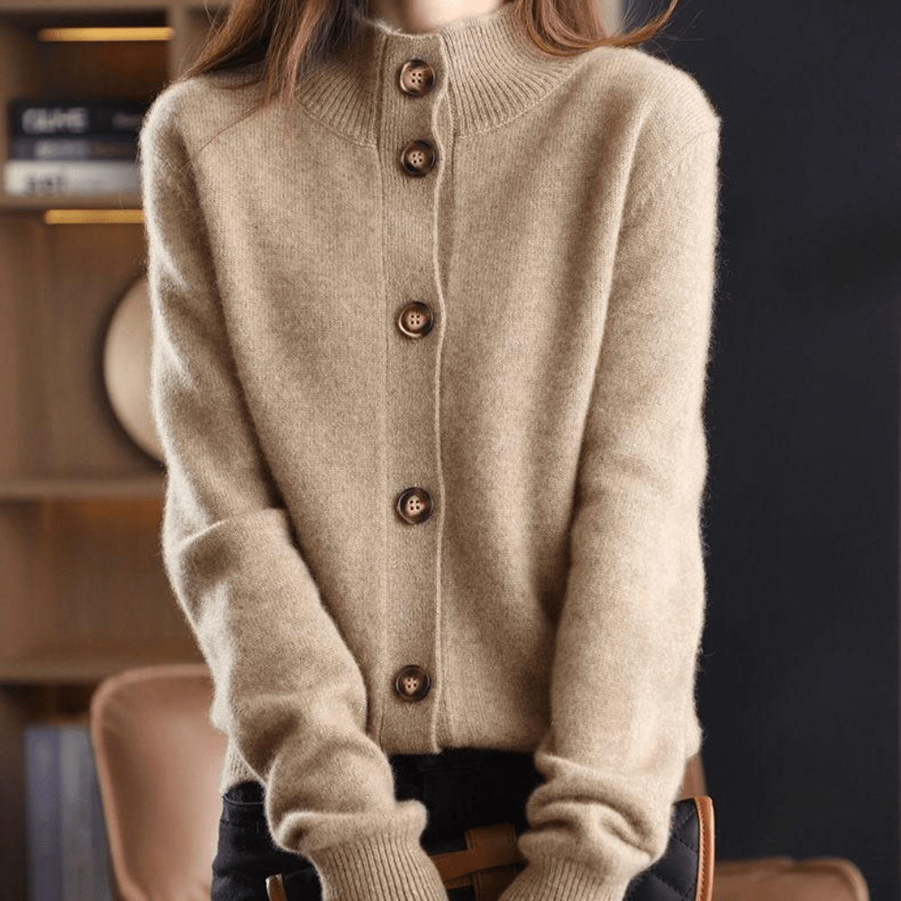 Fanelle | Soft Button Knit Cardigan