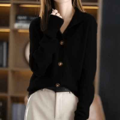 Fanelle | Soft Button Knit Cardigan