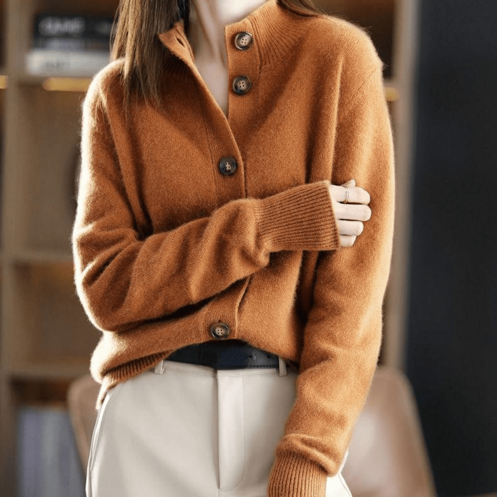 Fanelle | Soft Button Knit Cardigan