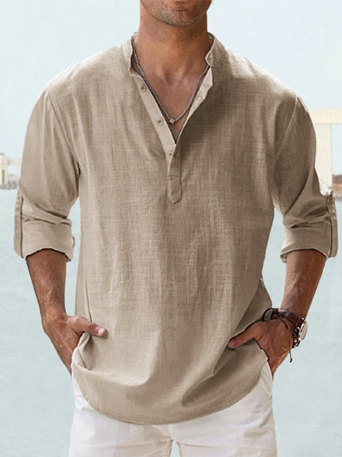 Nikolai | Relaxed Henley Shirt