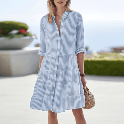 Emily | Sunlit Stripes Dress