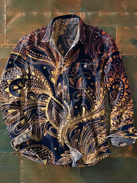 Kendric | Graphic Statement Pocket Shirt