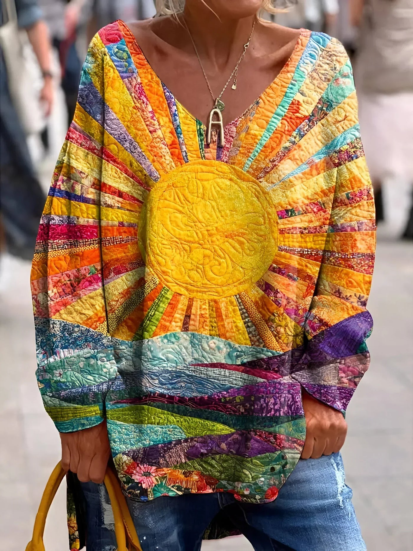 Annona | Sunburst Quilt Top