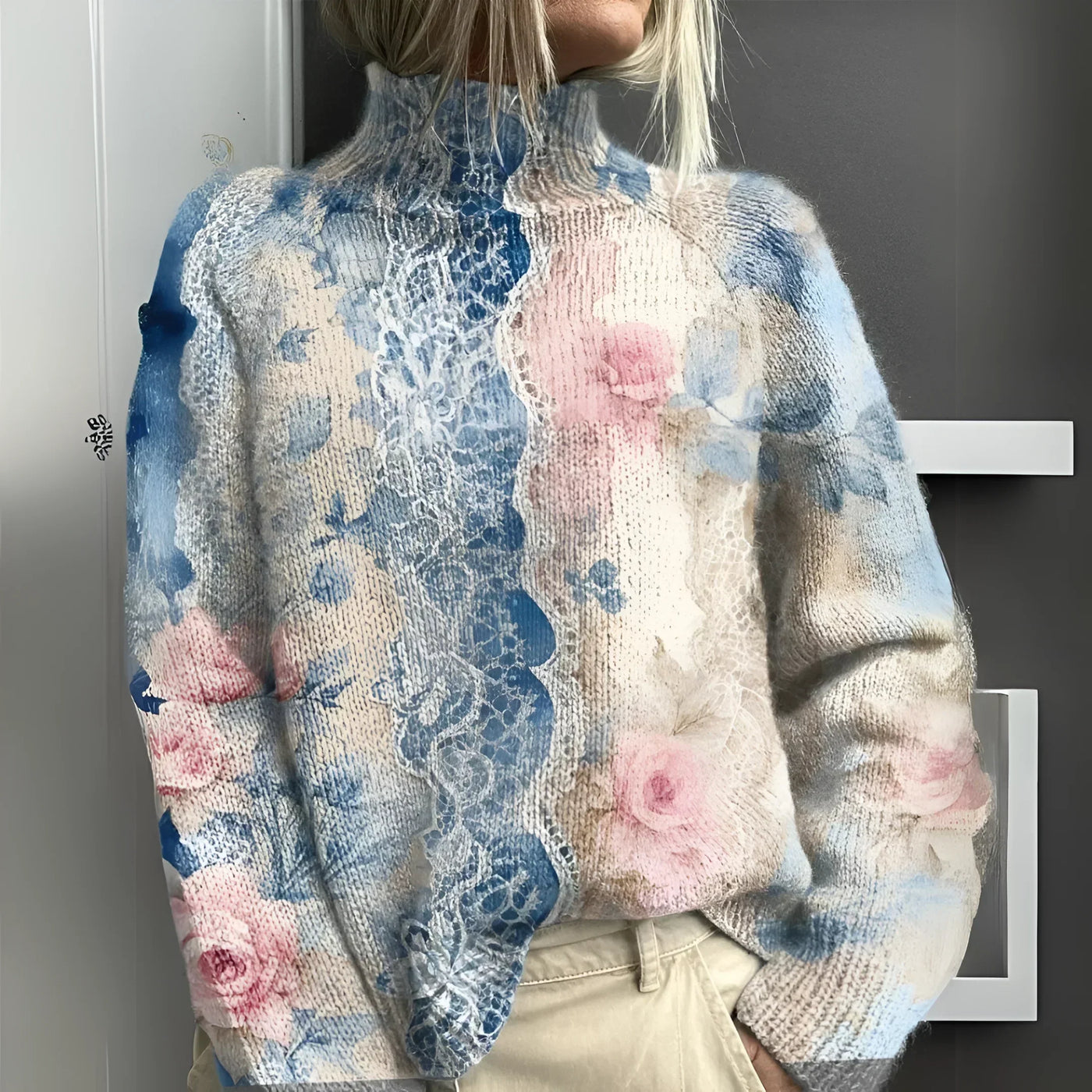 Aaliyah | Blossom Lace Sweater