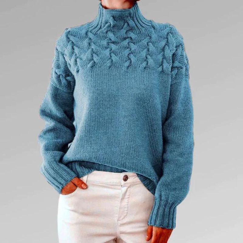 Frances | Cable Detail Knit Sweater