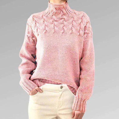 Frances | Cable Detail Knit Sweater