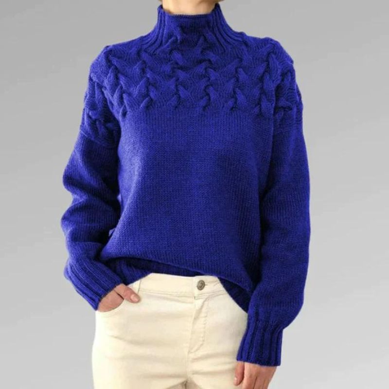 Frances | Cable Detail Knit Sweater