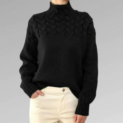Frances | Cable Detail Knit Sweater