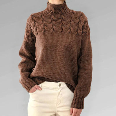 Frances | Cable Detail Knit Sweater