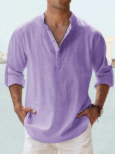 Victor | Relaxed Henley Shirt