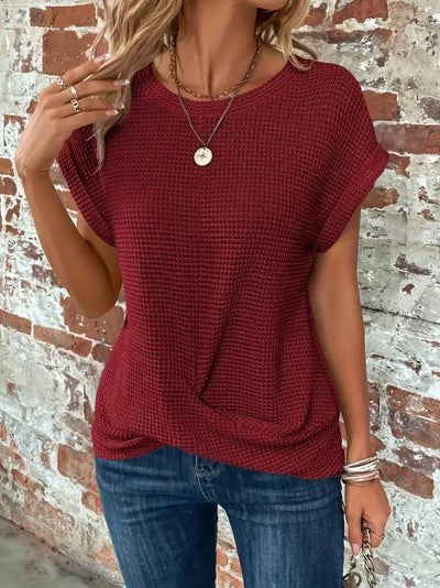 Fiora | Textured Casual Blouse