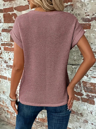 Fiora | Textured Casual Blouse