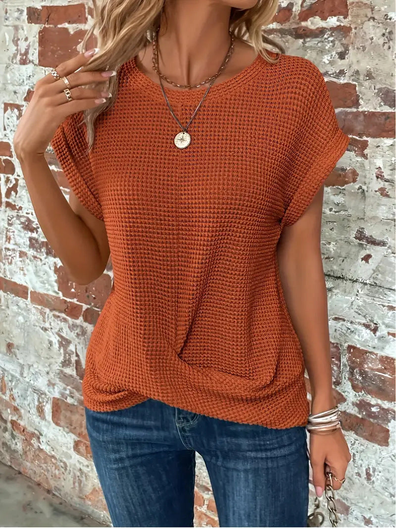 Fiora | Textured Casual Blouse