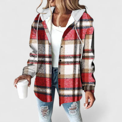 Franka | Plaid Hooded Jacket