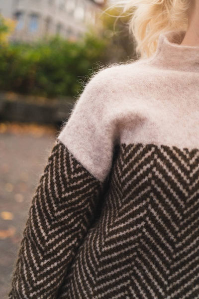 Celine | Two-Tone Knit Sweater
