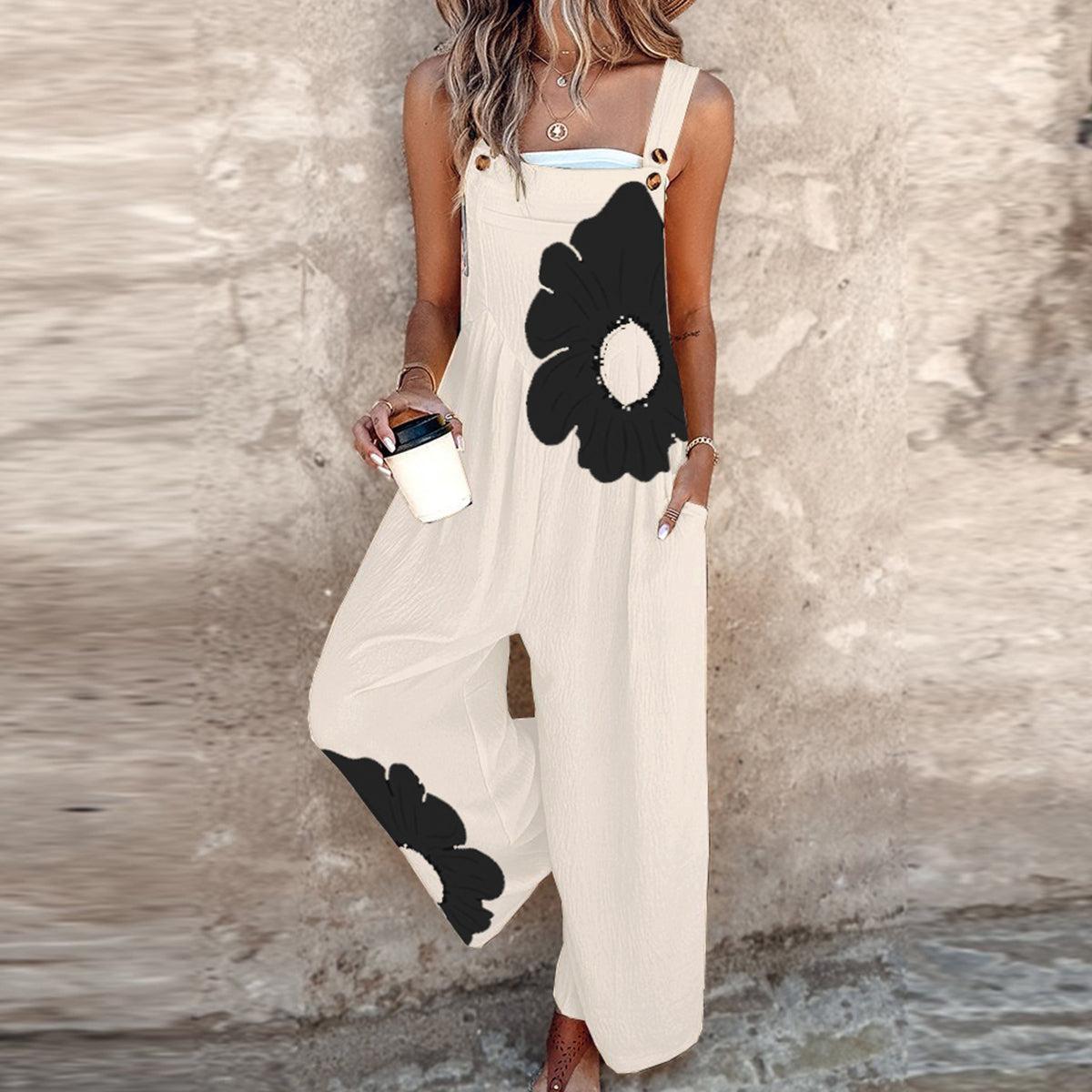 Thalia | Bold Blossom Jumpsuit