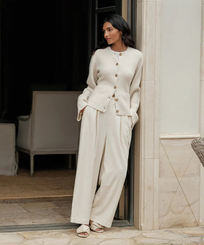 Elvira | Buttoned Knit Sweater